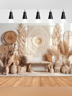 Boho Style Wall Backdrop